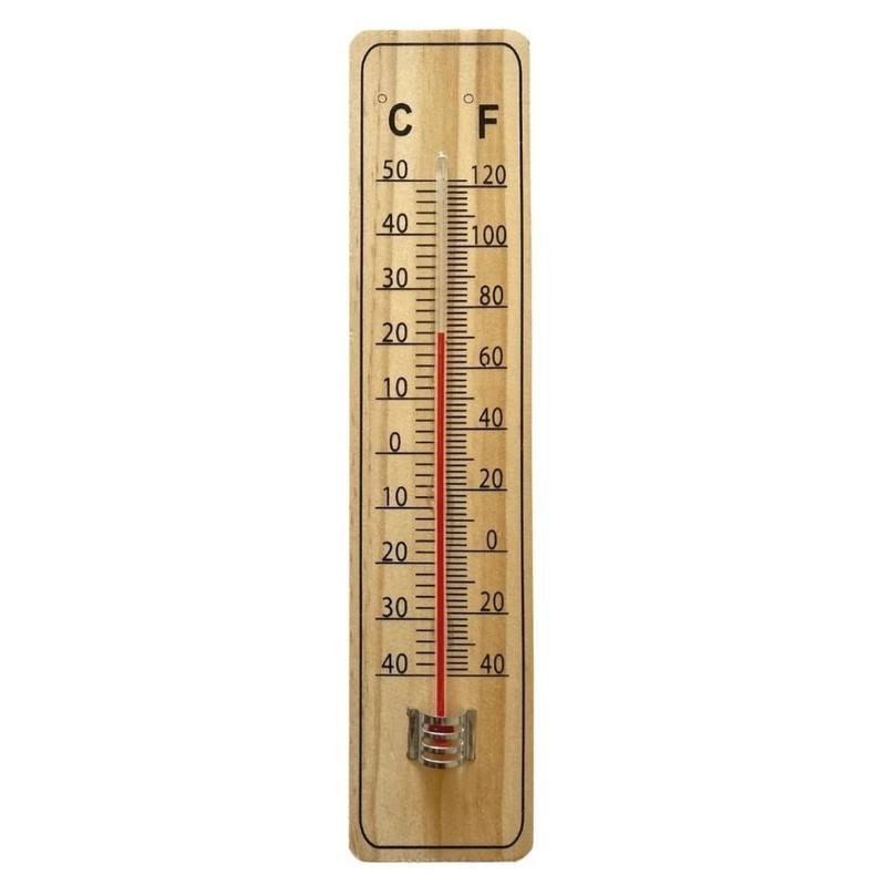 Nostalgie HOLZ THERMOMETER 22cm