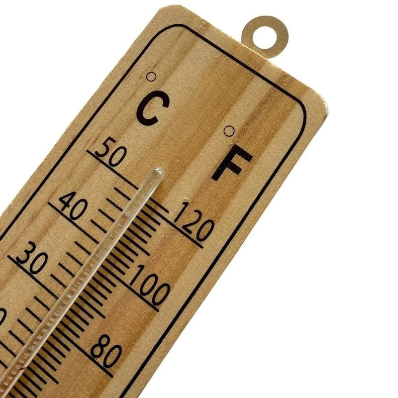 Nostalgie Holz Thermometer 22 cm