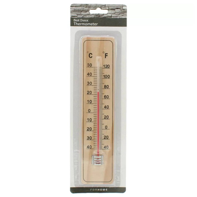 Nostalgie Holz Thermometer 22 cm