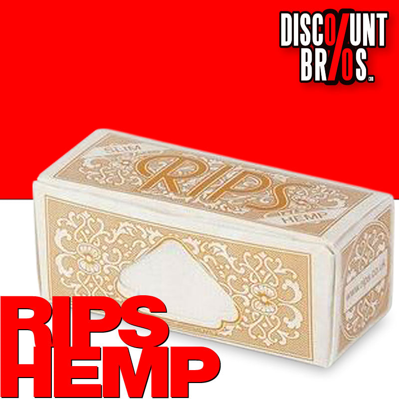 RIPS HEMP Hanf SLIM Papers Braun Zigarettenpapier Rolle 5m×44mm