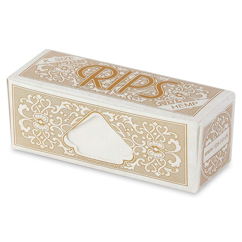 10 × RIPS HEMP Hanf King Size Papers Braun Zigarettenpapier Rolle 5m×53mm