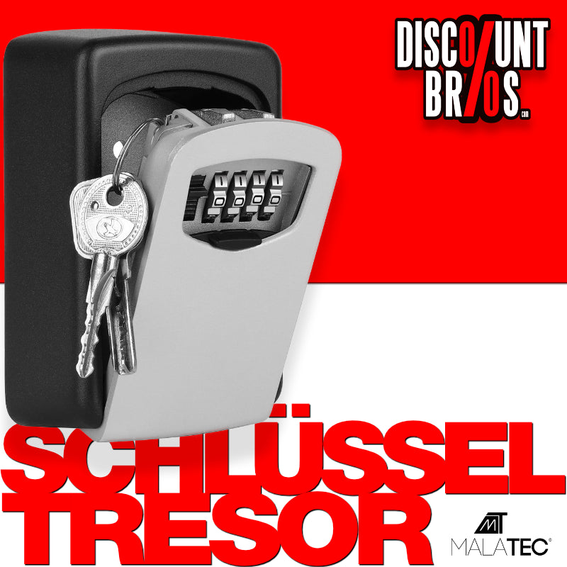 Schlüsseltresor SCHLÜSSELBOX Schlüsselsafe mit Zahlencode von Malatec