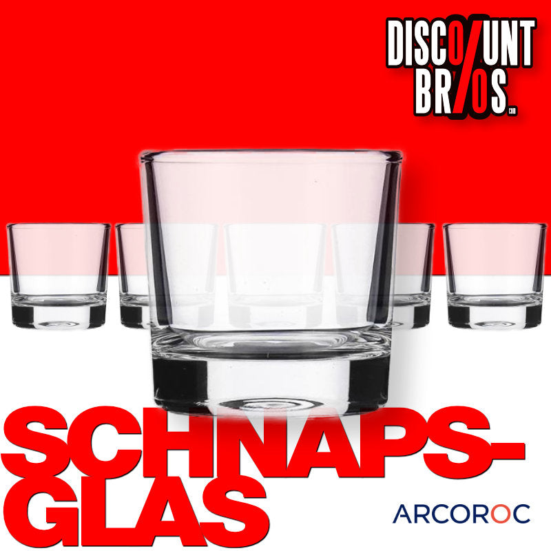 Arcoroc Chupito Schnapsglas 40 ml, einzeln oder im Set