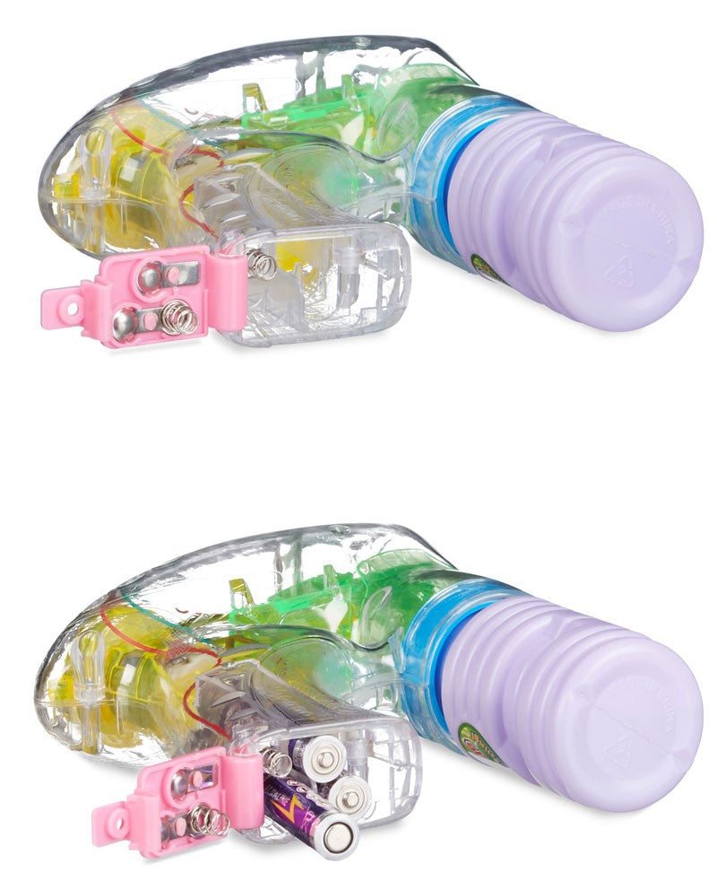 Kinder Party Spass: Seifenblasenpistole mit 3 LED