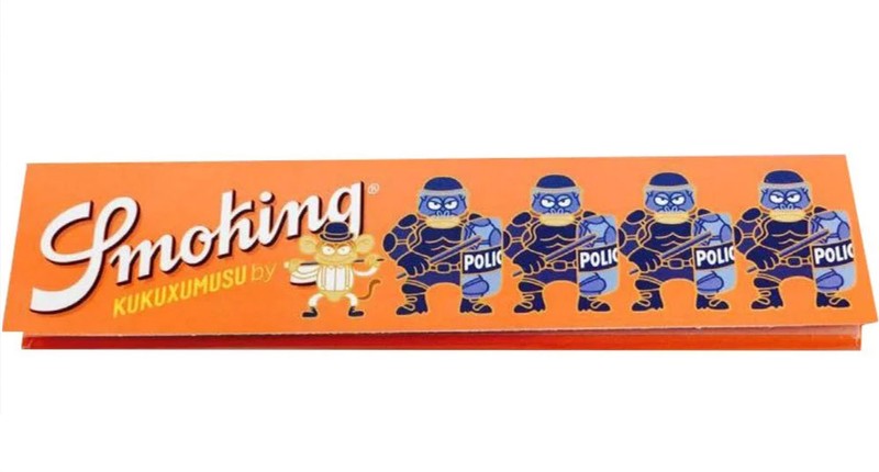 10 × SMOKING kukuxumusu King Size Ultra Fine Papers 33 Blatt Zigarettenpapier 108×44mm