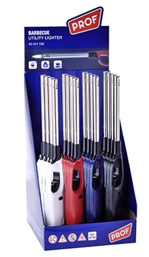 16er DISPLAY PROF Feuerzeug XL STABFEUERZEUG 275mm