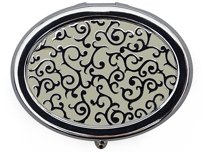 FARO Crystal Pattern Taschenascher in Creme