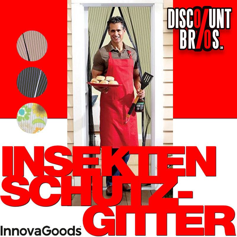 Magneto Mesh Magnetischer FLIEGENVORHANG SCHWARZ