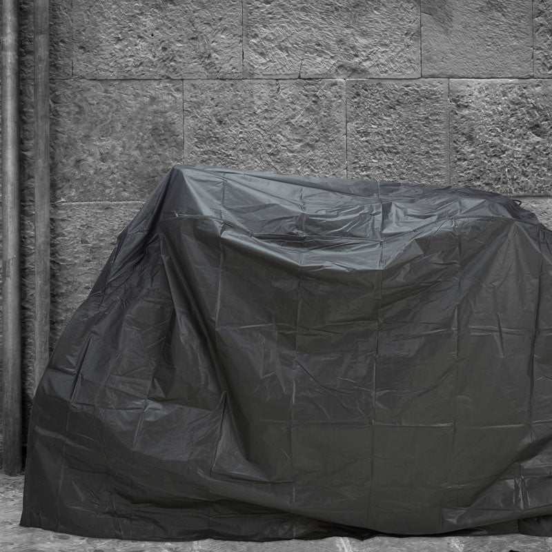 Wasserdichte VELO-GARAGE Fahrradgarage Fahrradschutzhülle Veloblache Plane Abdeckung SCHWARZ oder GRAU