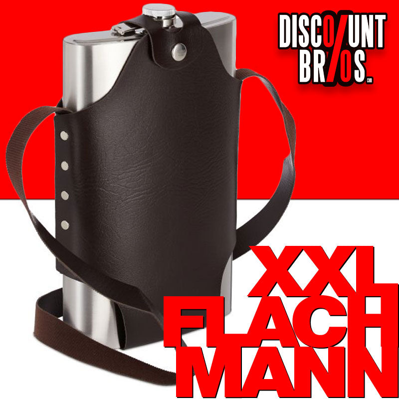 XXL FLACHMANN aus Edelstahl mit Tasche 1,8 l