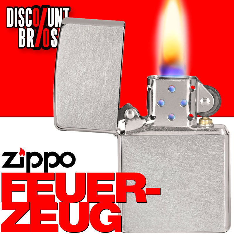 Zippo FEUERZEUG Benzinfeuerzeug Street Chrome