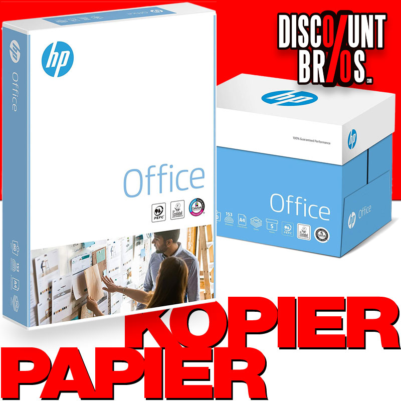 2500 Blatt HP CHP110 Office Universal KOPIERPAPIER 80g/m² A4 Hochweiss