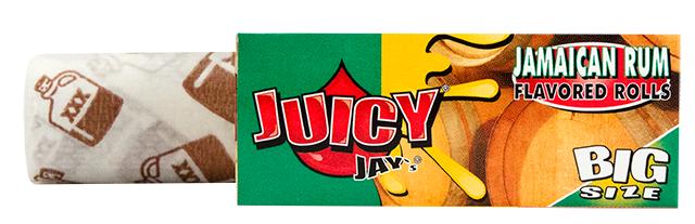 24 × Juicy Jay ROLLS mit Geschmack BIG SIZE TRAY Papers Rolle 5m Zigarettenpapier 5m×54mm