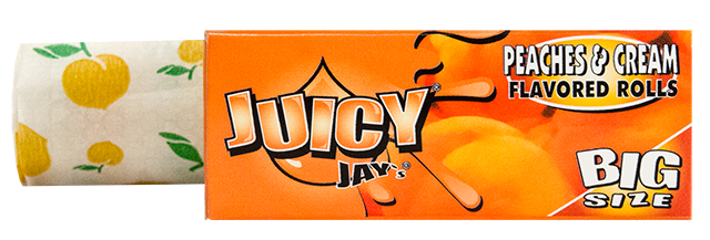24 × Juicy Jay ROLLS mit Geschmack BIG SIZE TRAY Papers Rolle 5m Zigarettenpapier 5m×54mm