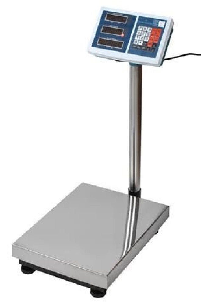 Digitale PAKETWAAGE Lager Industriewaage Plattformwaage Waage mit Akku bis 100kg