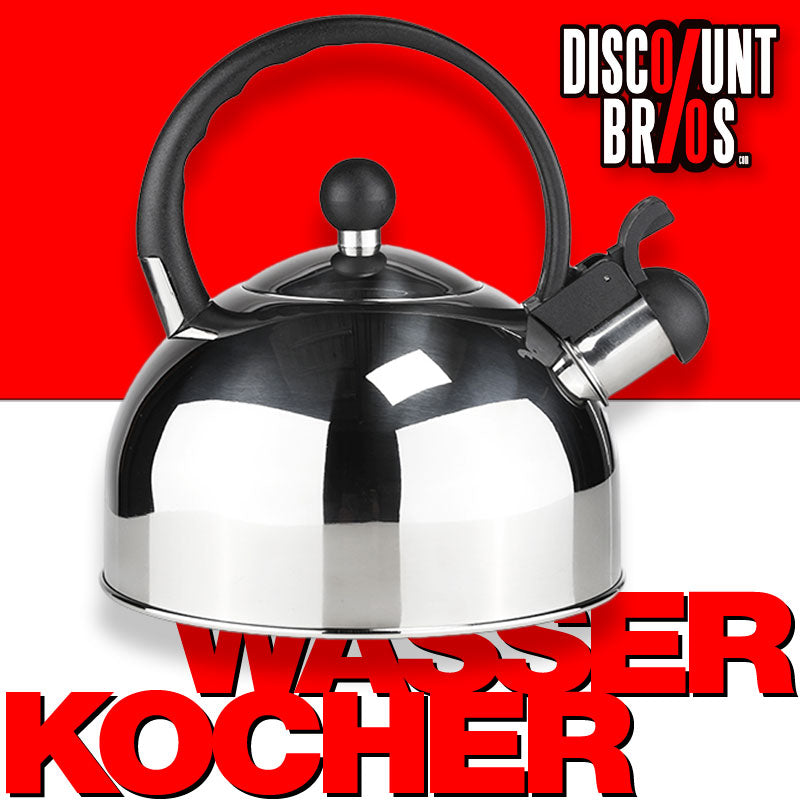 Hi Edelstahl Flötenkessel WASSERKOCHER induktionsgeeignet 2,5 Liter