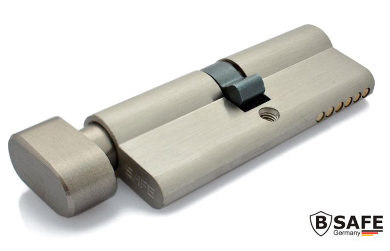 Euro-Profilzylinder Schliesszylinder SCHLOSS mit KNAUF und 5 Schlüsseln 60mm 30/30mm