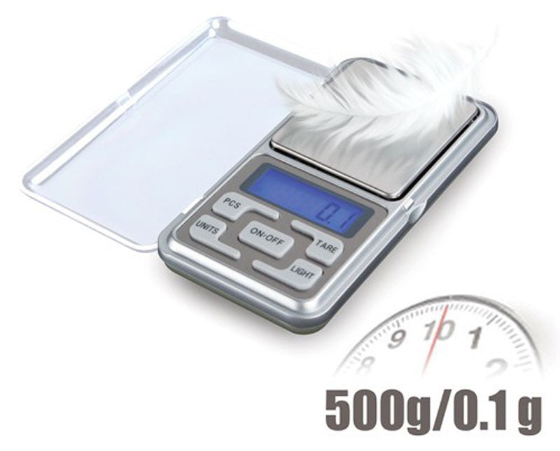 B-Tech Digitale Waage Präzisionswaage Feinwaage Taschenwaage 500 g/0,1 g