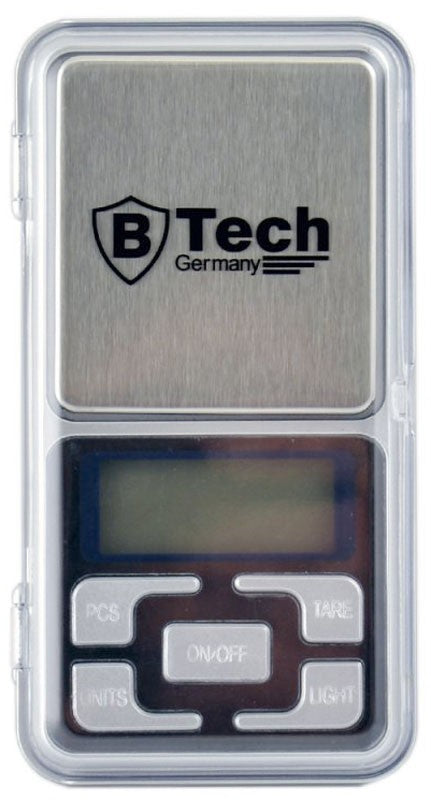 B-Tech Digitale Waage Präzisionswaage Feinwaage Taschenwaage 500 g/0,1 g