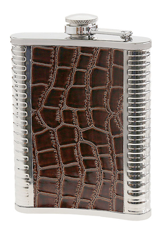 Geschenk-Set FLACHMANN 6-tlg. Chrom KROKODIL