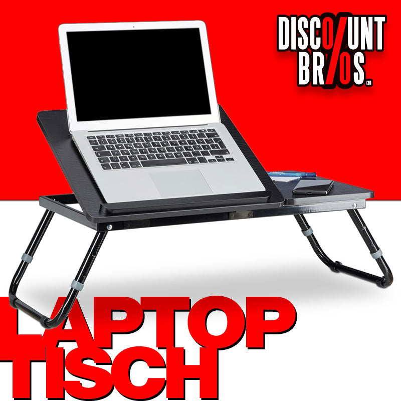 Bett-Tisch LAPTOPTISCH Betttablett schwarz