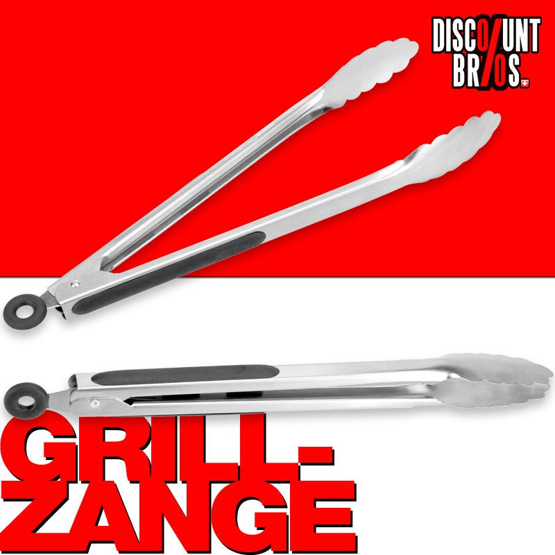 GRILLZANGE Grillwender Edelstahl 34cm