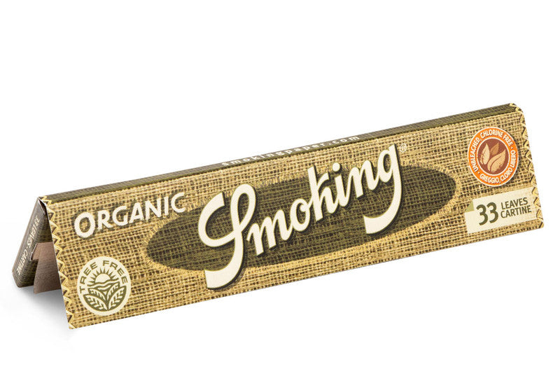 50 × SMOKING Organic Hemp King Size Papers 50 × 33 Blatt Zigarettenpapier