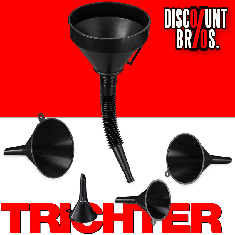 5er-Set TRICHTER aus Kunststoff