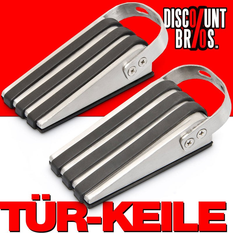 TÜRSTOPPER Türkeil Edelstahl gummiert 2er-Set