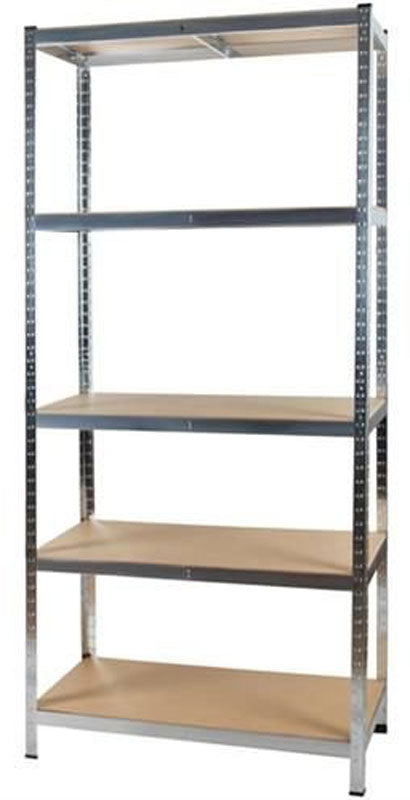 XL 220  x 100 x 45cm Lagerregal SCHWERLASTREGAL Metallregal Steckregal Gestell Regal mit 5 Böden